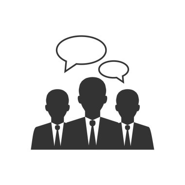 Dişli simgesini olan kullanıcı. Vektör çizim, düz tasarım