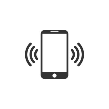 Telefon bağlantı işaret. Vektör çizim