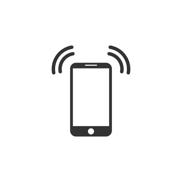 Ikona Smartfonu Płaska Konstrukcja Znak Połączenia Telefon Wektor — Wektor stockowy