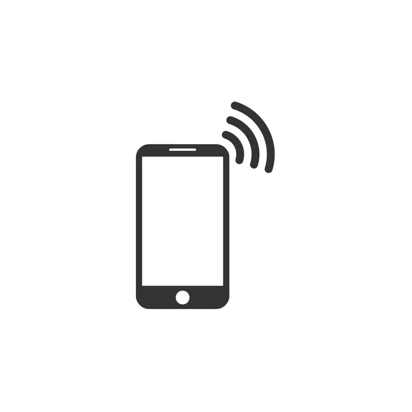 Ikona Smartfonu Płaska Konstrukcja Znak Połączenia Telefon Wektor — Wektor stockowy