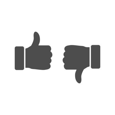 El simgesi gibi. Düz tasarlamak vektör