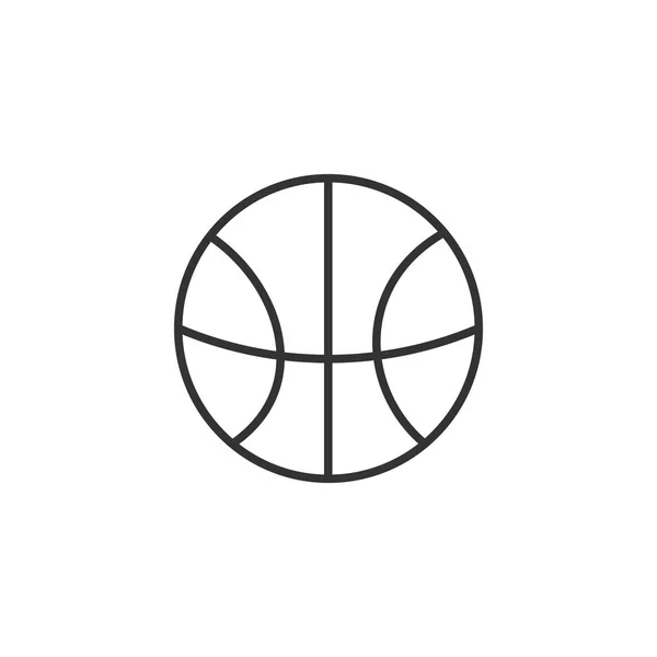 篮球球图标 向量例证平 — 图库矢量图片