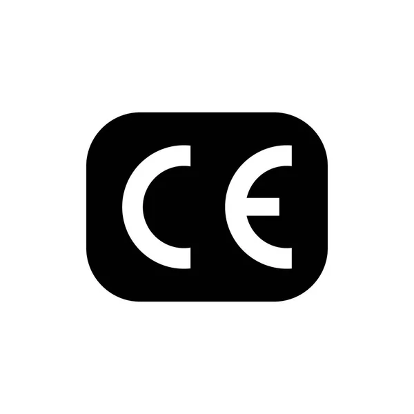 Simbolo Del Marchio Marchio Europeo Certificazione Conformità Illustrazione Vettoriale — Vettoriale Stock