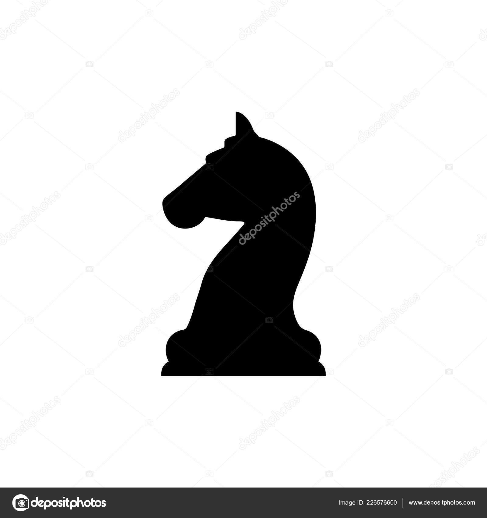 Imagens vetoriais Horse chess piece