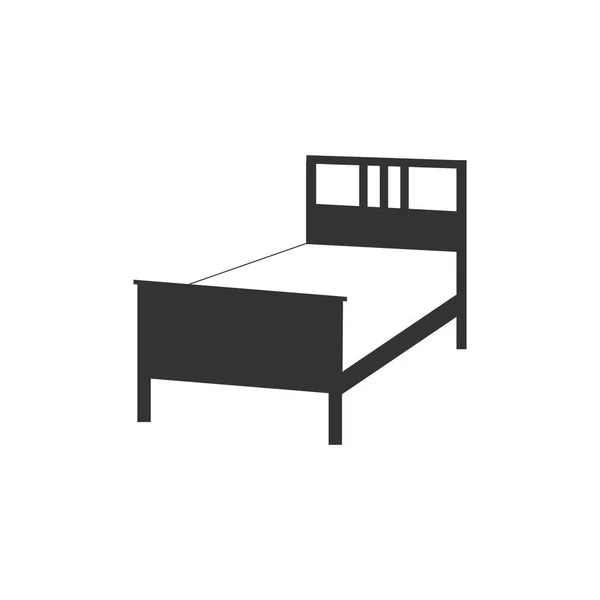 ベクトル図 フラットなデザイン ベッド — ストックベクタ