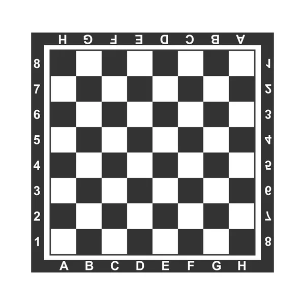 Vector Εικονογράφηση Επίπεδη Σχεδίαση Πίνακα Σκακιού — Διανυσματικό Αρχείο