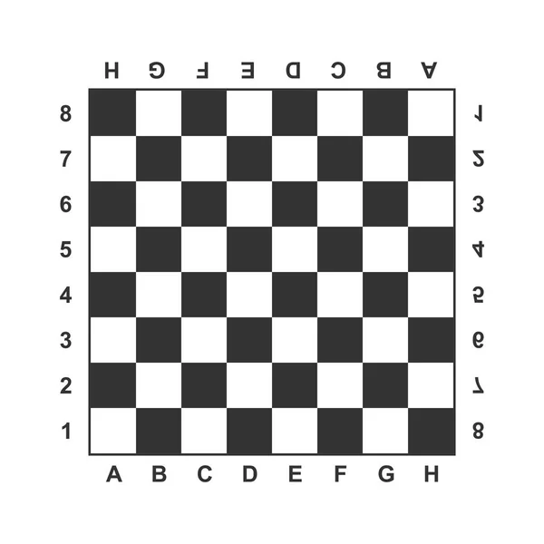 Ilustracja Wektorowa Płaska Konstrukcja Board Chess — Wektor stockowy