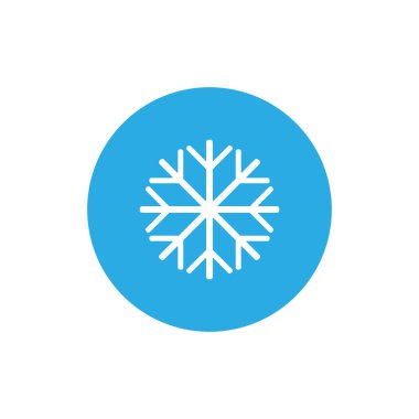 İşareti vektör çizim donmuş kar tanesi simgesi