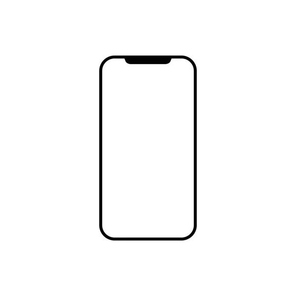 Vectorillustratie Platte Ontwerp Smartphone Pictogram — Stockvector