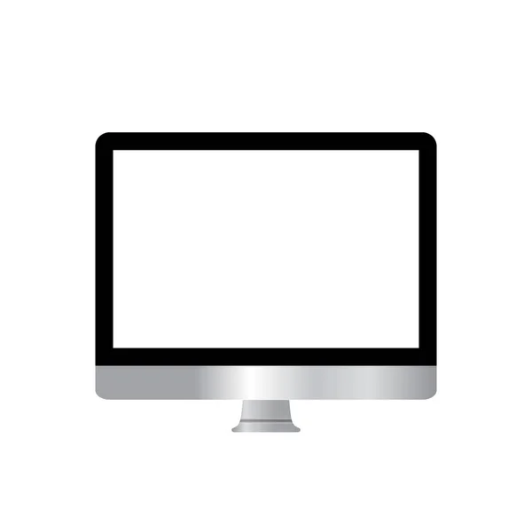 Desktop, Display, Laptop, Monitor-Symbol. Vektorillustration, flaches Design. — Stockvektor