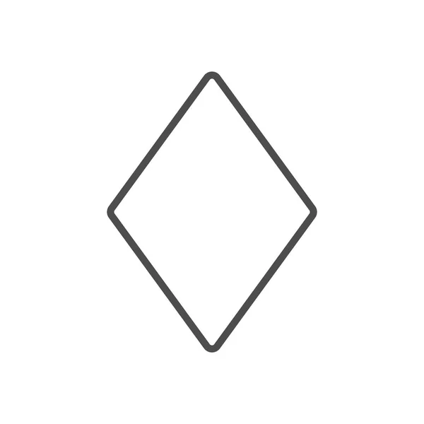 向量例证 平面设计 Rhombus — 图库矢量图片