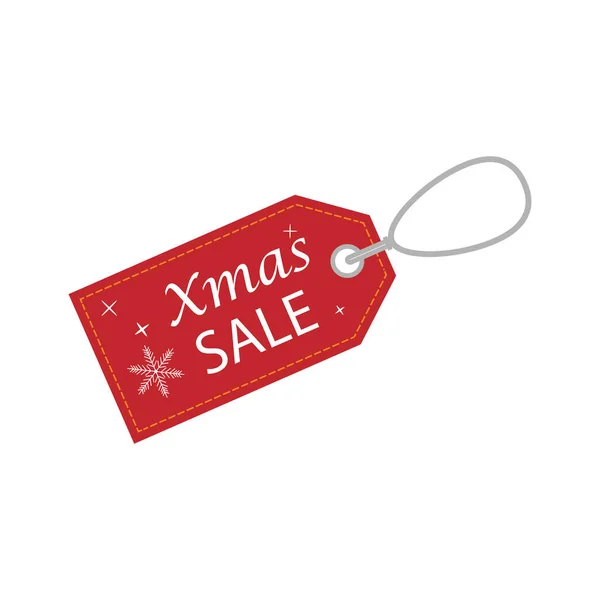 Значок Цены Продажи Рождественских Подарков — стоковый вектор