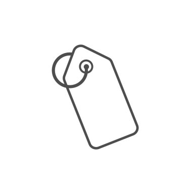 Vektör çizim, düz tasarım etiketi