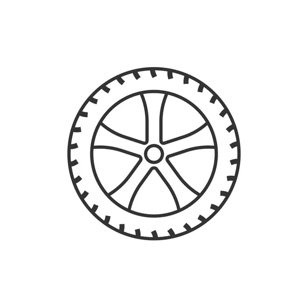矢量插图 平面设计 运输轮胎图标 — 图库矢量图片