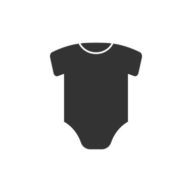 Baby blouse, baby bodysuit vector clipart