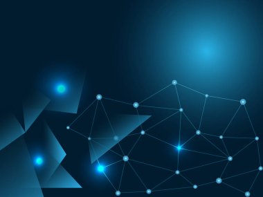 Fütüristik, teknoloji arka plan. Yüksek teknoloji vektör