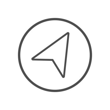 Pusula, gezinti simgesi simge vektör