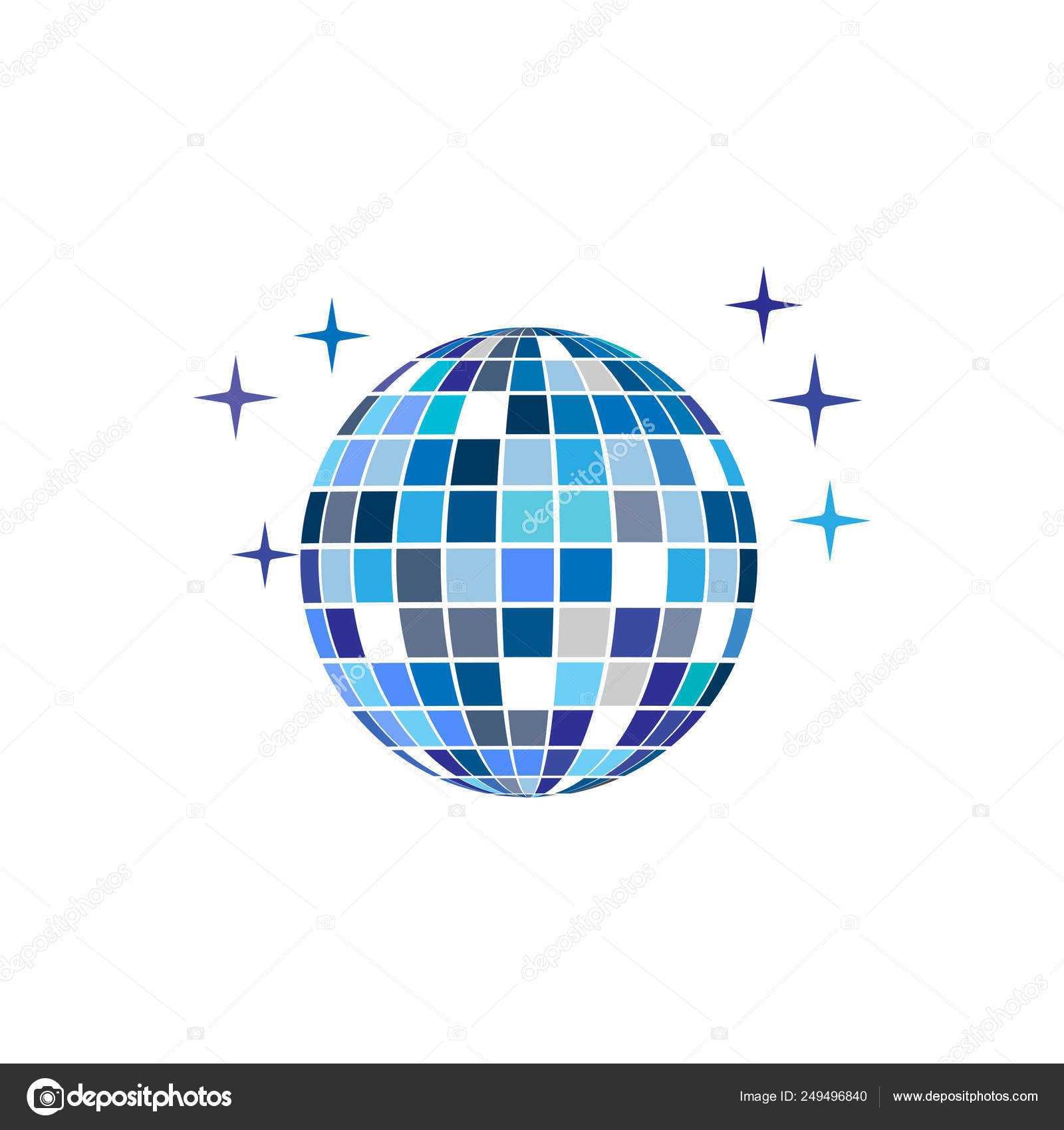 Disco Ball Glitter Sticker – Brittany Paige, image size:1600x1700