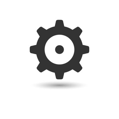 Ayarı simgesi. Düz stil tasarım, vektör çizim.