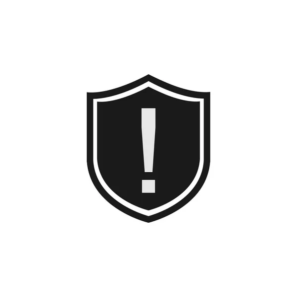 シールド アイコン。保護記号。フラットなデザインのベクトル図. — ストックベクタ