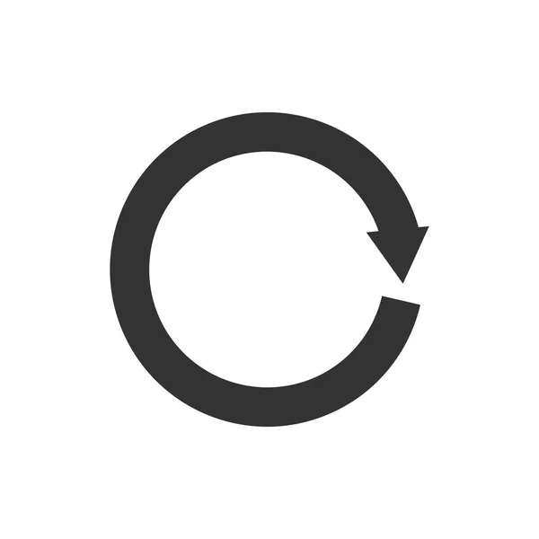 Arrow, refresh, update icon. Векторная иллюстрация, плоский дизайн . — стоковый вектор