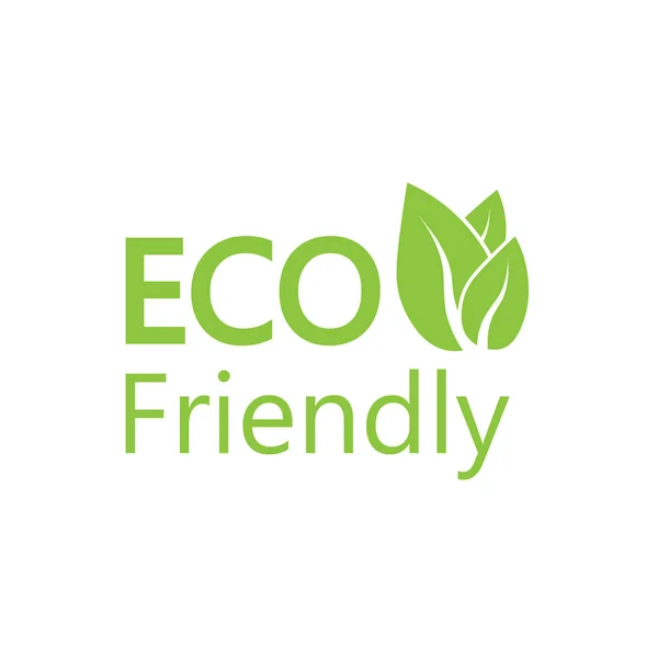 Eco-pictogram. Eco vriendelijke teken. Vectorillustratie, platte ontwerp. — Stockvector