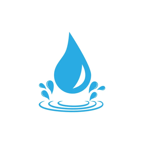 Water druppel icoon. Vector illustratie, plat ontwerp. — Stockvector