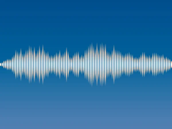 Анотація фонової музики звукова хвиля. Векторні ілюстрації — стоковий вектор