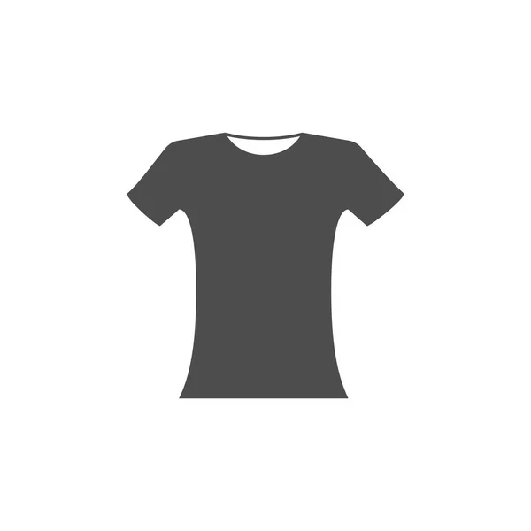 Одежда, значок футболки. Векторная иллюстрация, плоский дизайн . — стоковый вектор