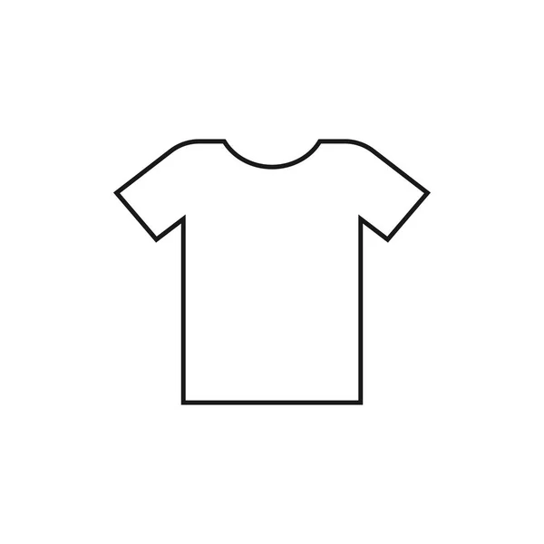 Kläder, t-shirt ikon. Vektor illustration, platt design. — Stock vektor