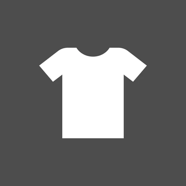 Vestiti, icona della maglietta. Illustrazione vettoriale, design piatto . — Vettoriale Stock