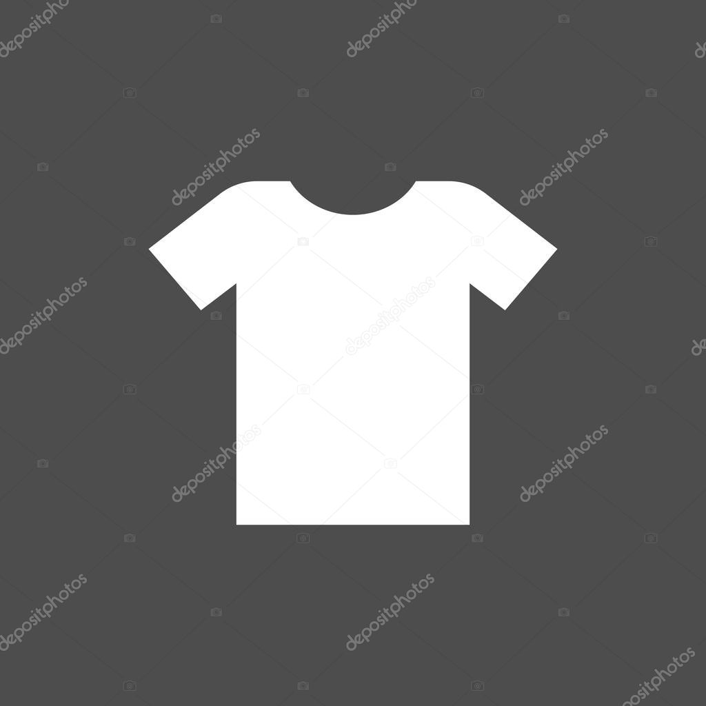 Clothes, t shirt icon. Vector illustration, flat design.