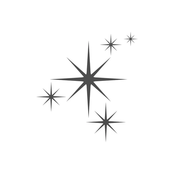 Étincelle, icône étoile. Illustration vectorielle, design plat . — Image vectorielle