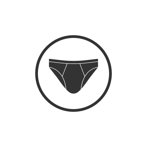 Men underwear icon. Vector illustration, flat design. — Stock Vector