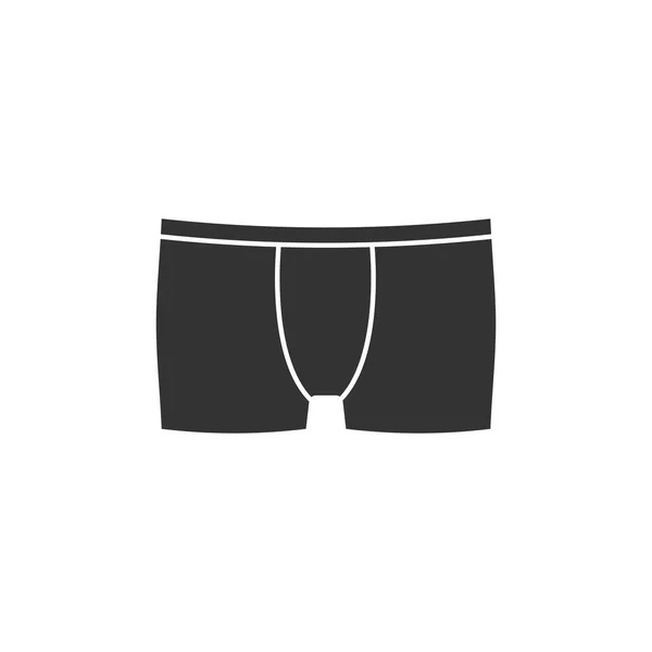 Mužský symbol spodního prádla. Vektorový ilustrace, plochý design. — Stockový vektor