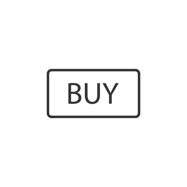 Comprar ahora botón, clic, elemento del sitio web. Ilustración vectorial . — Vector de stock