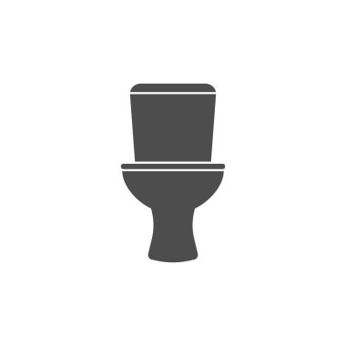 Tuvalet, Wc, tuvalet simgesi. Vektör illüstrasyon, düz tasarım.
