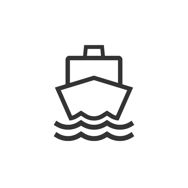 Boat, sail, sailing, ship, yacht icon. Vector illustration, flat design. — Stock Vector