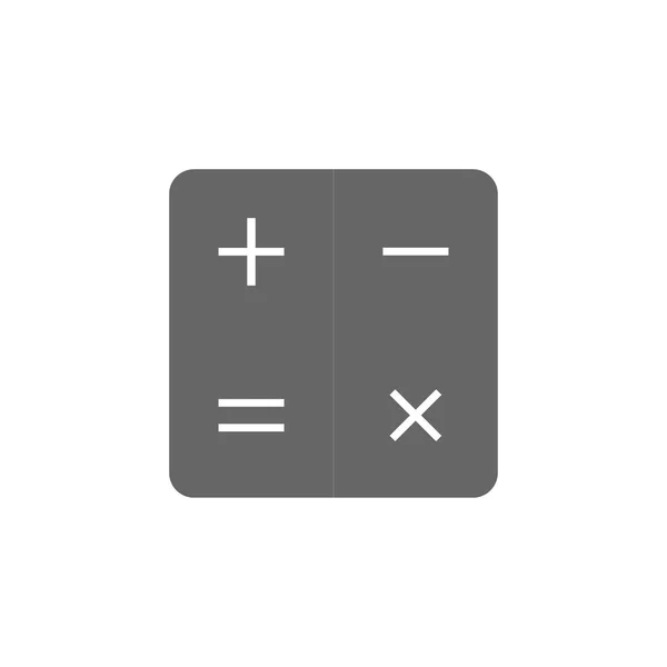 Negocios, icono de la calculadora. Ilustración vectorial, diseño plano . — Archivo Imágenes Vectoriales