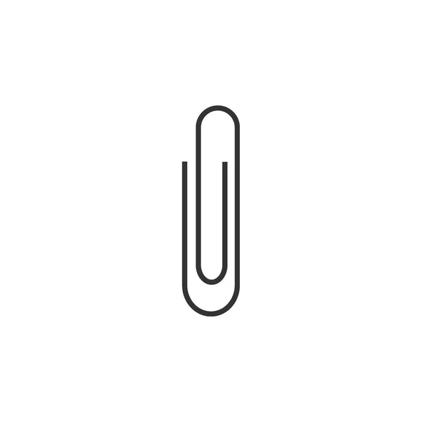 Icône trombone. Illustration vectorielle, design plat . — Image vectorielle
