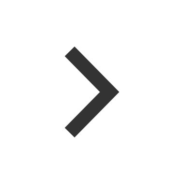 Ok, ileri simgesi. Vektör Illustration, düz tasarım.