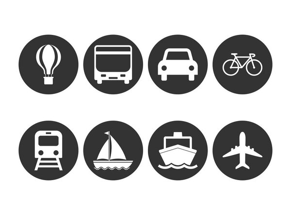 Логистика, транспорт, значок транспортного средства. Векторная иллюстрация, плоский дизайн
.