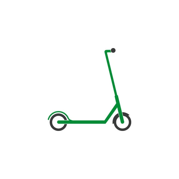 Scooter, vervoer icoon. Vector illustratie, plat ontwerp. — Stockvector