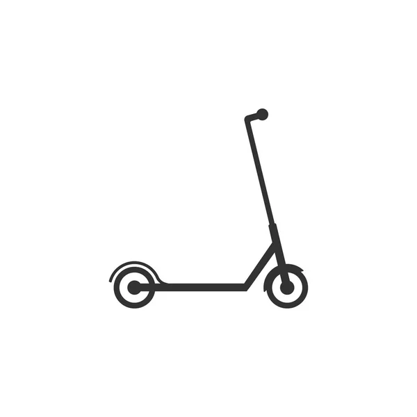 Scooter, icono del transporte. Ilustración vectorial, diseño plano . — Vector de stock