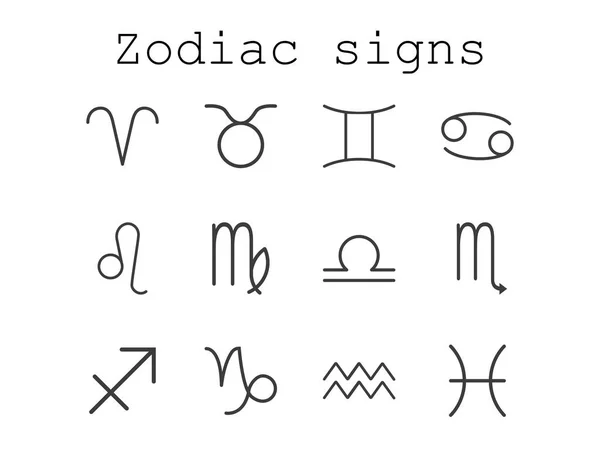 Signo del zodíaco. Ilustración vectorial, diseño plano . — Archivo Imágenes Vectoriales