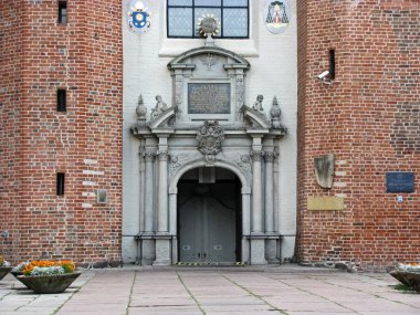 Gdansk Oliwa Kutsal Teslis Bazilikası Kapı, Polonya