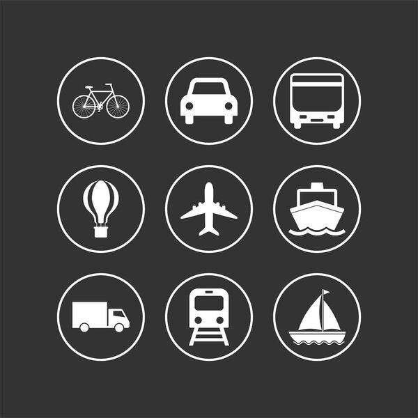 Логистика, транспорт, значок транспортного средства. Векторная иллюстрация, плоский дизайн
.