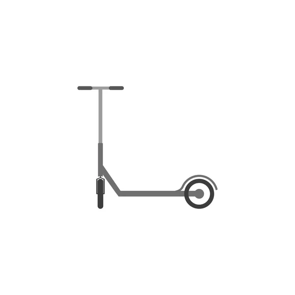 Scooter, icono del transporte. Ilustración vectorial, diseño plano . — Vector de stock