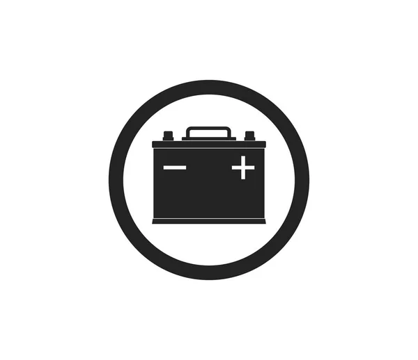 Autobatterie-Symbol. Vektorillustration, flaches Design. — Stockvektor