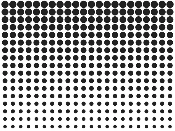 Halftone, circles, dots, transition pattern. Vector illustration. — Stock Vector